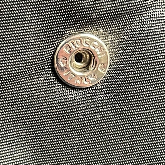 Prada Nylon Envelope Snap Wallet Black Designer Classic Everyday Triangle Plaque - Picture 8 of 16